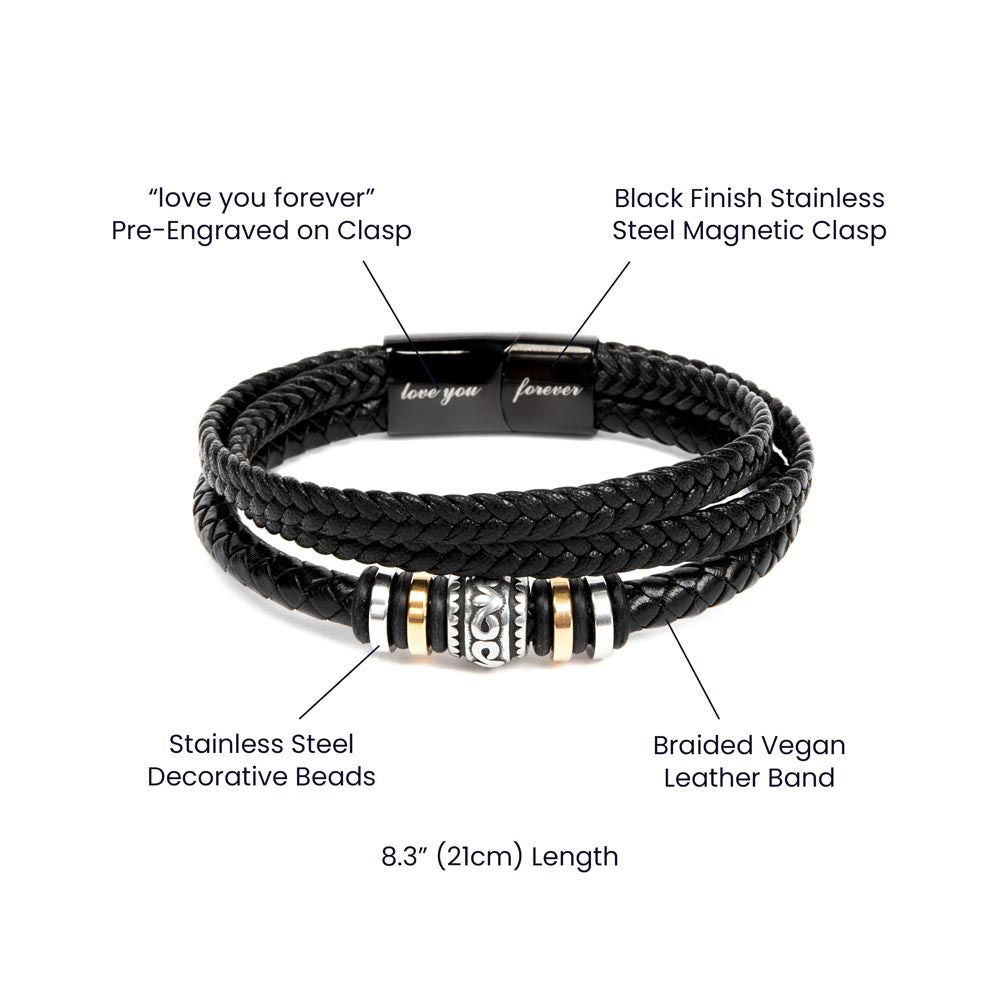 LOVE YOU FOREVER BRACELET FOR HIM