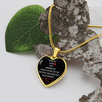 Load image into Gallery viewer, BLACK HEART PENDANT WITH OPTIONAL ENGRAVING ON THE BACK FOR A LOVED ONE