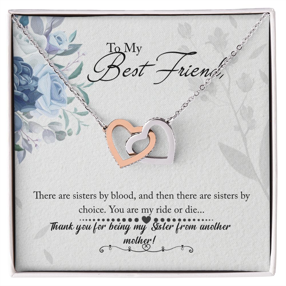 Interlocking Hearts Necklace For Bestfriend