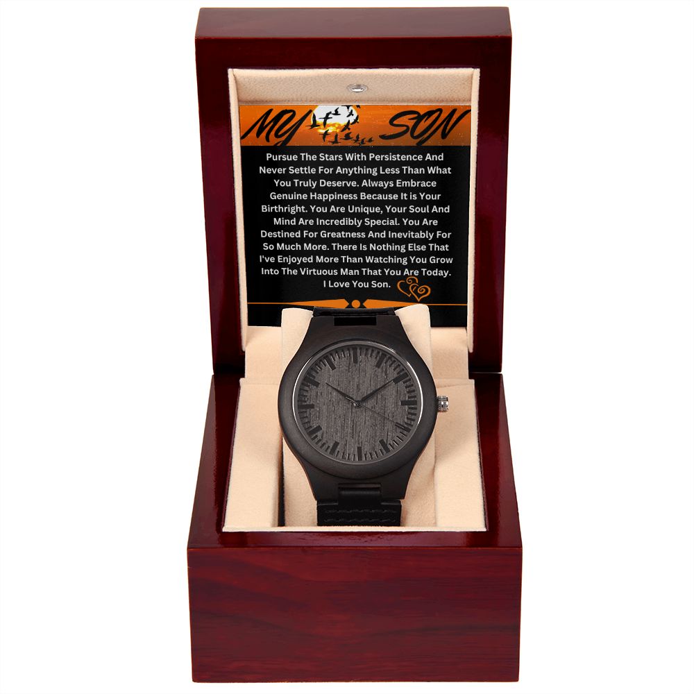 WOODEN WATCH FOR SON