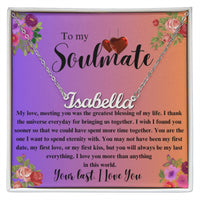 Load image into Gallery viewer, CUSTOM NAME NECKLACE FOR SOULMATE
