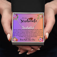 Load image into Gallery viewer, CUSTOM NAME NECKLACE FOR SOULMATE NAMED ISABELLA