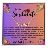Load image into Gallery viewer, CUSTOM NAME NECKLACE FOR SOULMATE