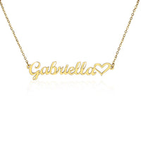 Load image into Gallery viewer, NAME NECKLACE + HEART FOR COURTNEY