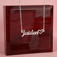 Load image into Gallery viewer, NAME NECKLACE + HEART FOR COURTNEY